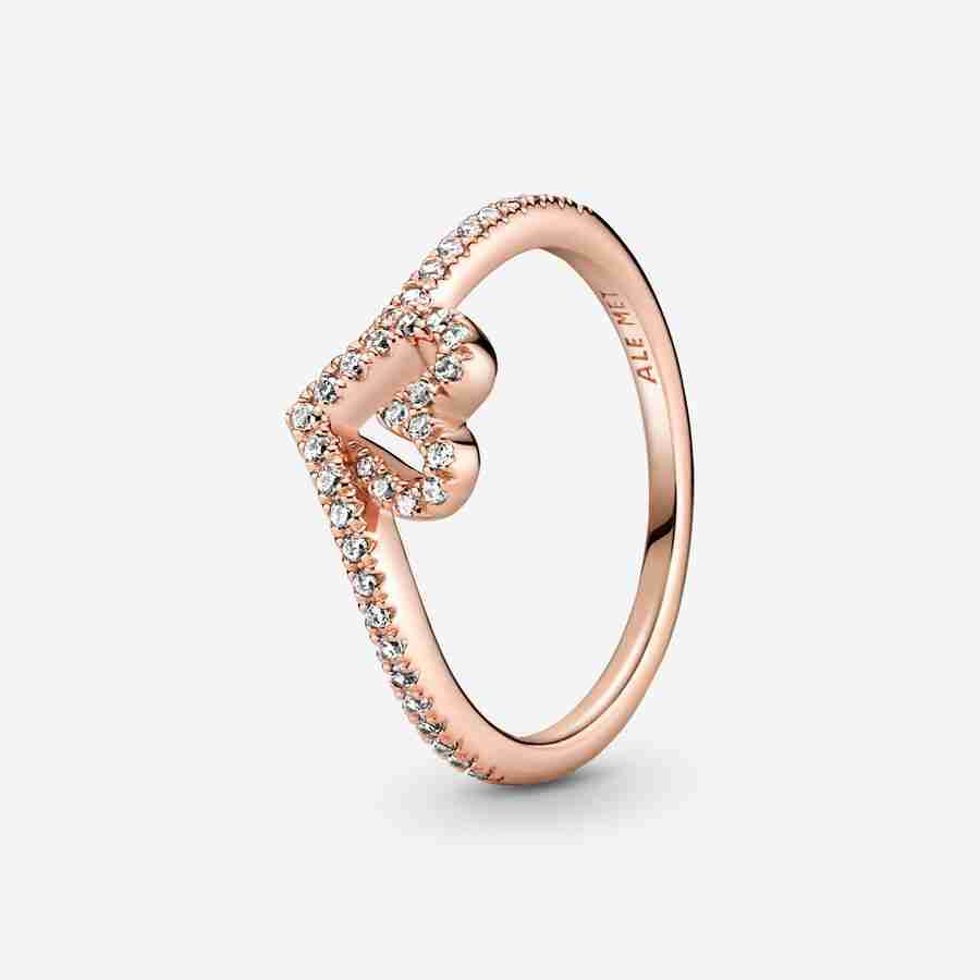 Bague Cœur Chevron Scintillante Bague Coeur Chevron Scintillante 1