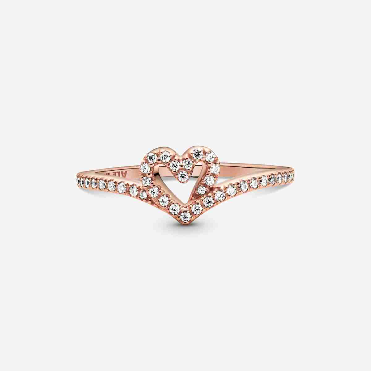 Bague Cœur Chevron Scintillante_4 Bague Coeur Chevron Scintillante 4