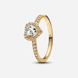 Bague Cœur Surélevé
