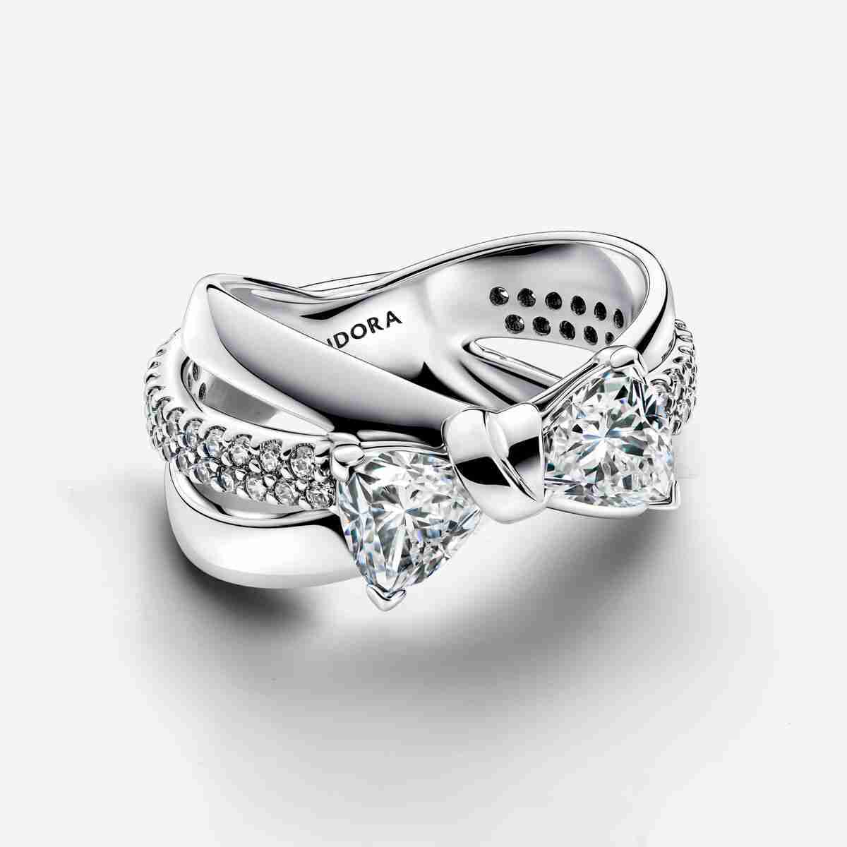 Bague Croisée Nœud Scintillant_1 Bague Croisee Noeud Scintillant 1