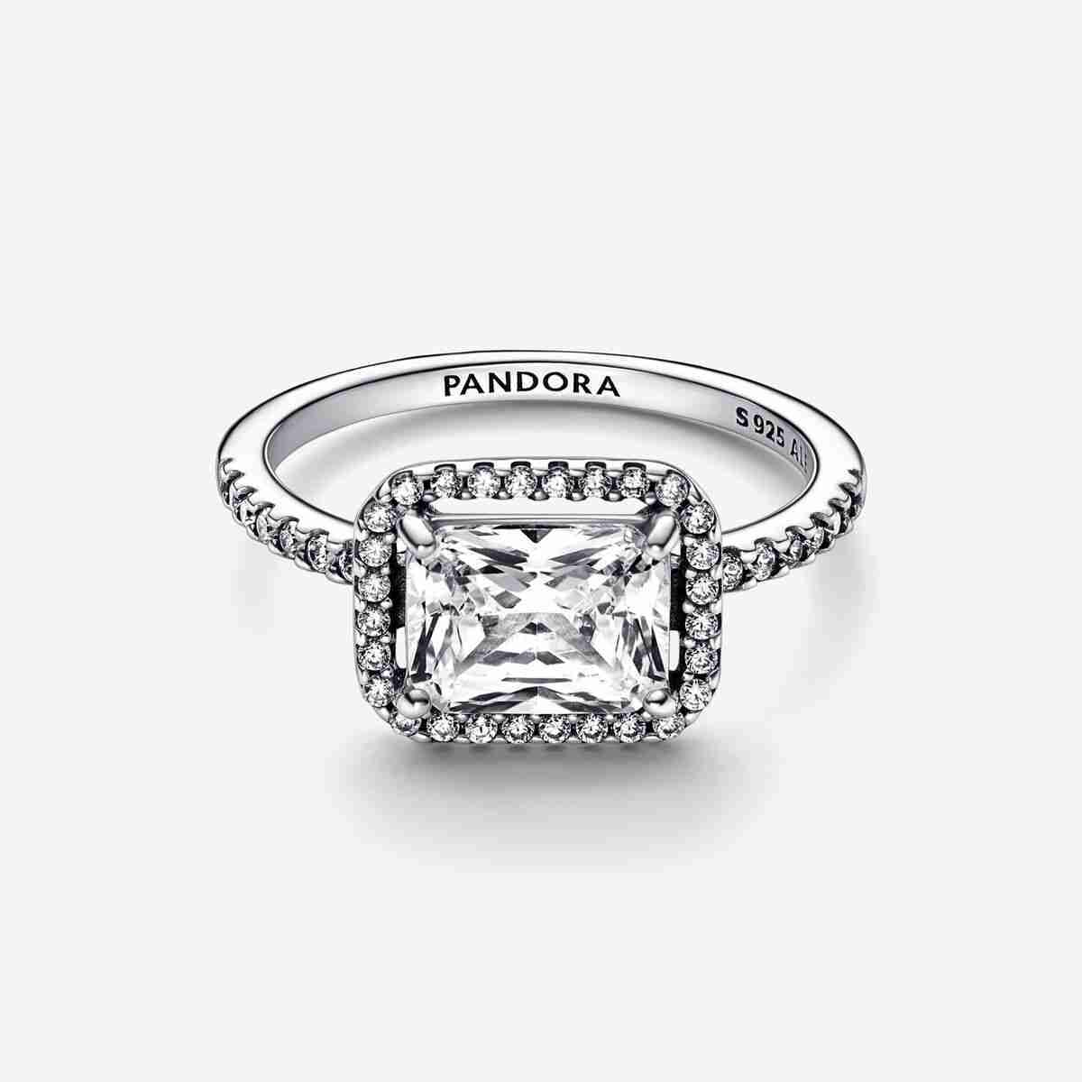 Bague Halo Scintillant Rectangulaire_2 Bague Halo Scintillant Rectangulaire 2