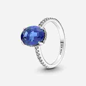 Bague Halo Spectaculaire Scintillante