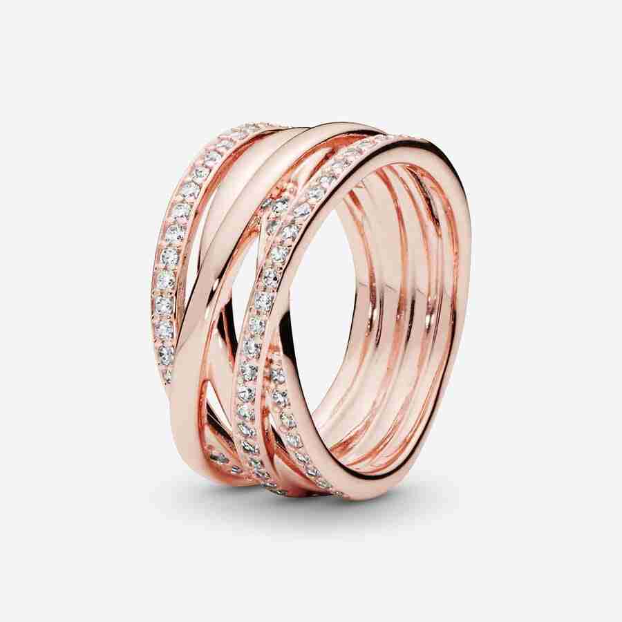 Bague Scintillante & Lignes Polies Bague Scintillante Lignes Polies 1