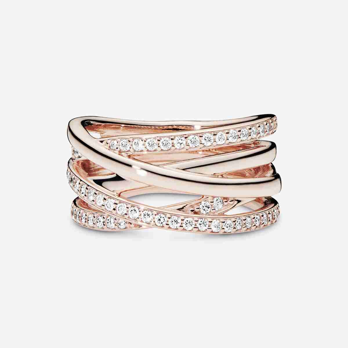 Bague Scintillante & Lignes Polies_4 Bague Scintillante Lignes Polies 4