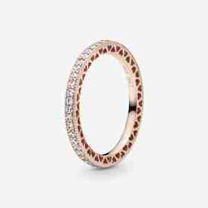 Bague Scintillement-l’Or Rose fin