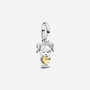 Charm Pendant Fille Heureuse
