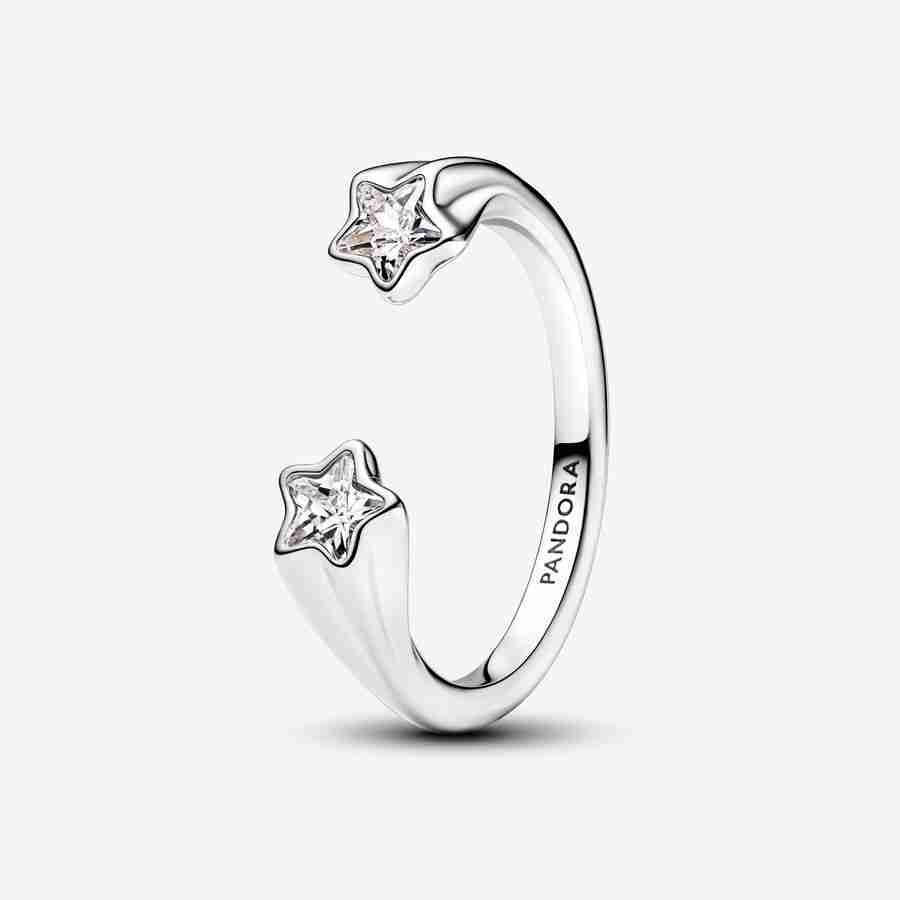 Bague Ouverte Étoiles Filantes Bague Ouverte Etoiles Filantes