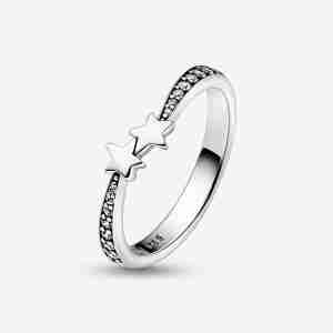 Bague Scintillante Étoiles Filantes