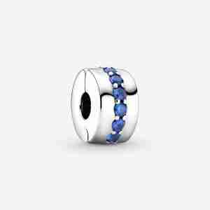 Charm Clip Éclat Bleu