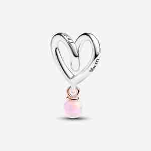 Charm Cœur Ruban Bimatière