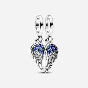 Charm Pendant Ailes d’Ange Séparables Scintillantes