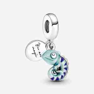 Charm Pendant Caméléon Changeant de Couleur