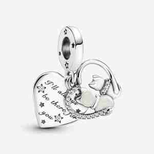 Charm Pendant Chats & Cœurs