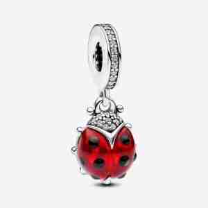 Charm Pendant Coccinelle Rouge