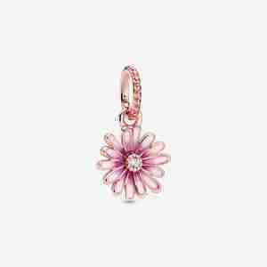 Charm Pendant Marguerite Rose
