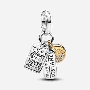 Charm Pendant Triple Amitié