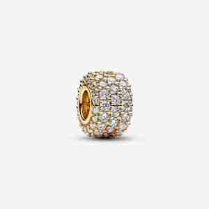 Charm Triple Rang Pavé Scintillant l’Or