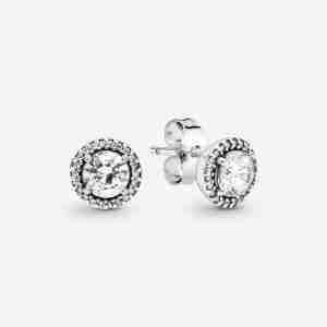 Clous d’oreilles rond scintillant