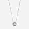 Collier Halo Scintillant Rond