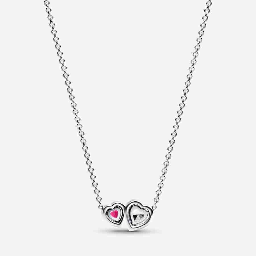 Collier à Pendentif Cœurs Halo_2 Collier a Pendentif Coeurs Halo 2 1