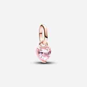 Mini Dangle Cœur Chakra Rose Pandora ME