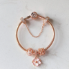 Parure Sakura tout en or rose