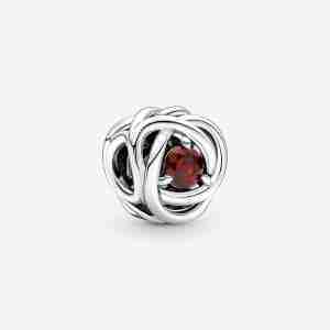Charm Cercle Éternité Rouge
