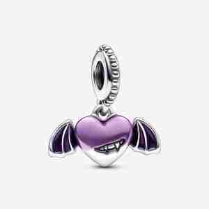 Charm Pendant Cœur Ailé Vampire