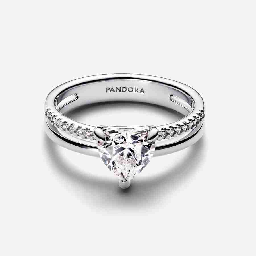 Bague Cœur Anneau Double argent_1 Bague Coeur Anneau Double argent 1