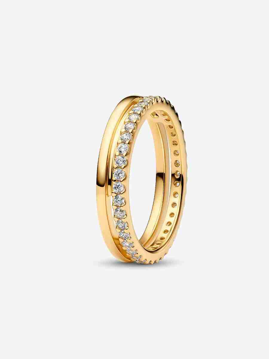 Bague Anneau Double Bague Anneau Double