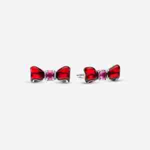 Clous d’Oreilles Disney Blanche-Neige Nœud Blanc