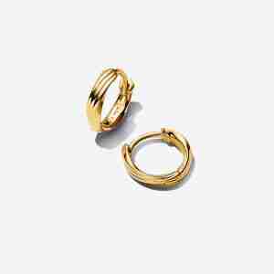 Boucles d’Oreilles Huggies Torsadées