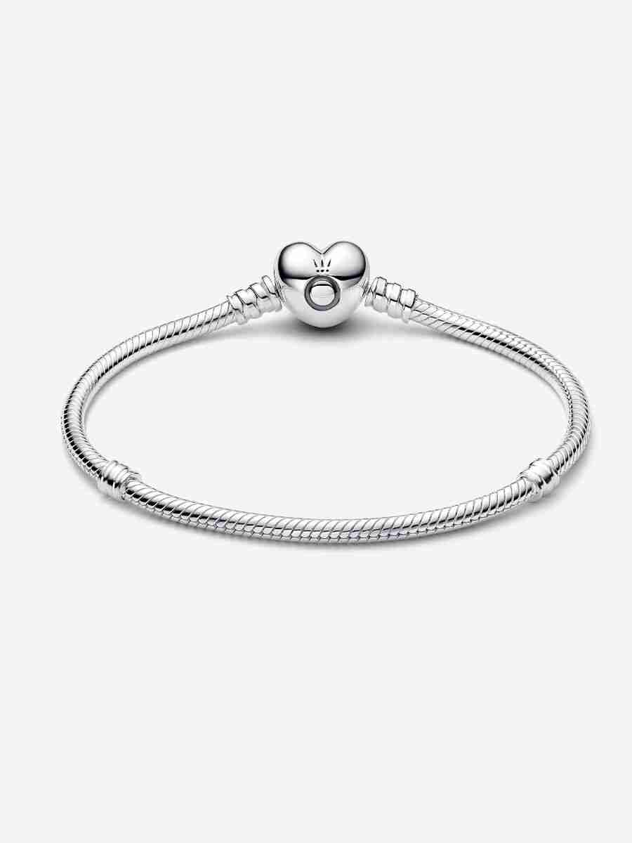 Bracelet Cœur & Maille Serpent Moments-1 Bracelet Coeur Maille Serpent Moments 1