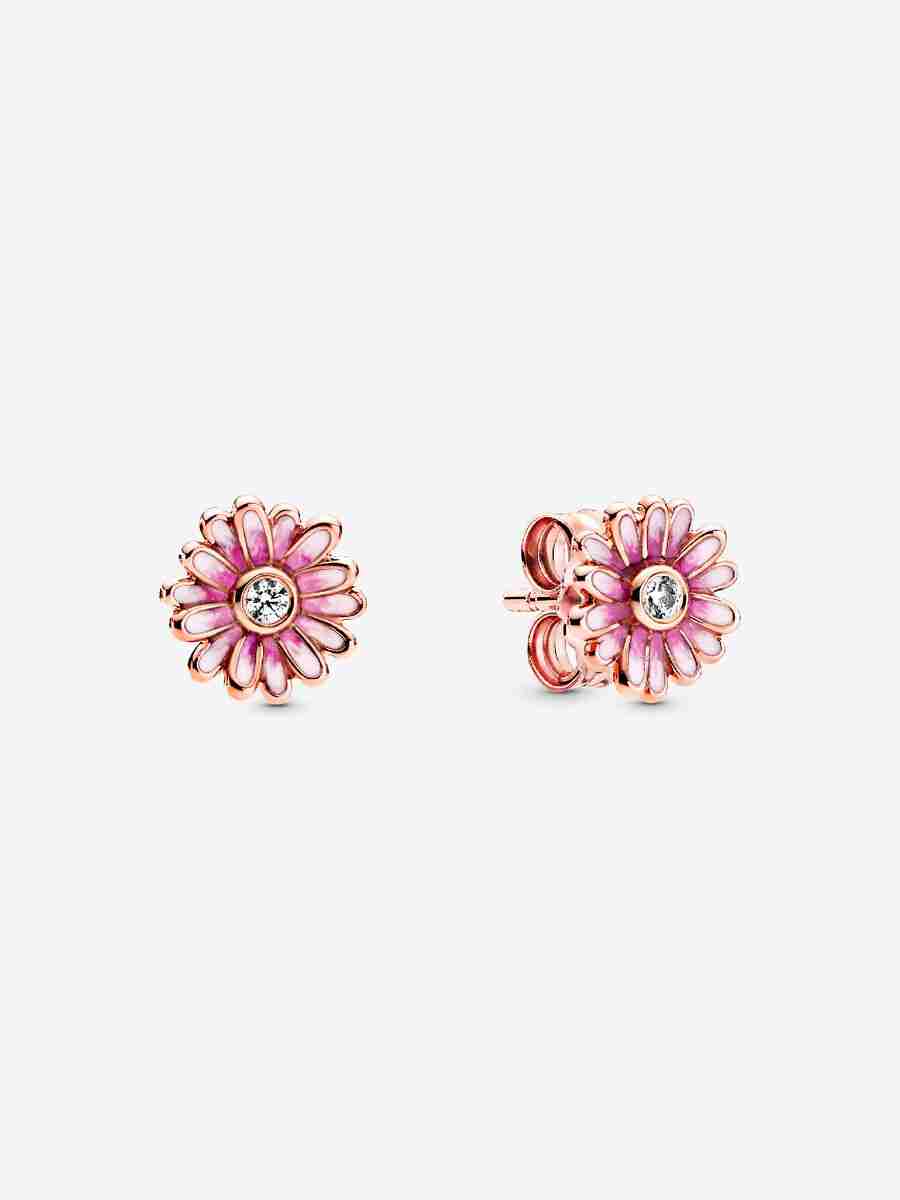 Clous d'Oreilles Marguerite Rose Clous dOreilles Marguerite Rose