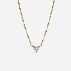 Collier Cœur Triple Pierre