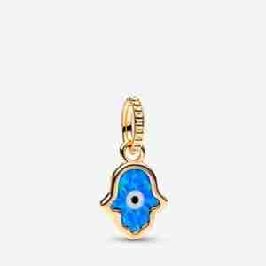 Collier Composé Main de Fatma Bleue 2 Collier Compose Main de Fatma Bleue 2