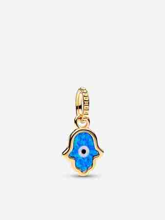 Collier Composé Main de Fatma Bleue-2 Collier Compose Main de Fatma Bleue 2