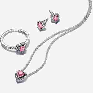 Parure Cœurs Pavé