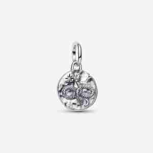 Charm Médaillon Serpent Infini