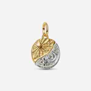 Charm Médaillon Soleil et Lune