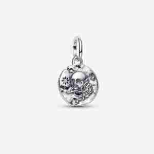 Charm Médaillon Tête de Mort