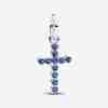 Charm Pendant Croix-Argent Massif