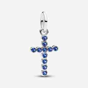 Charm Pendant Croix-Argent Massif