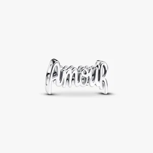 Charm Amour Manuscrit-Argent Massif