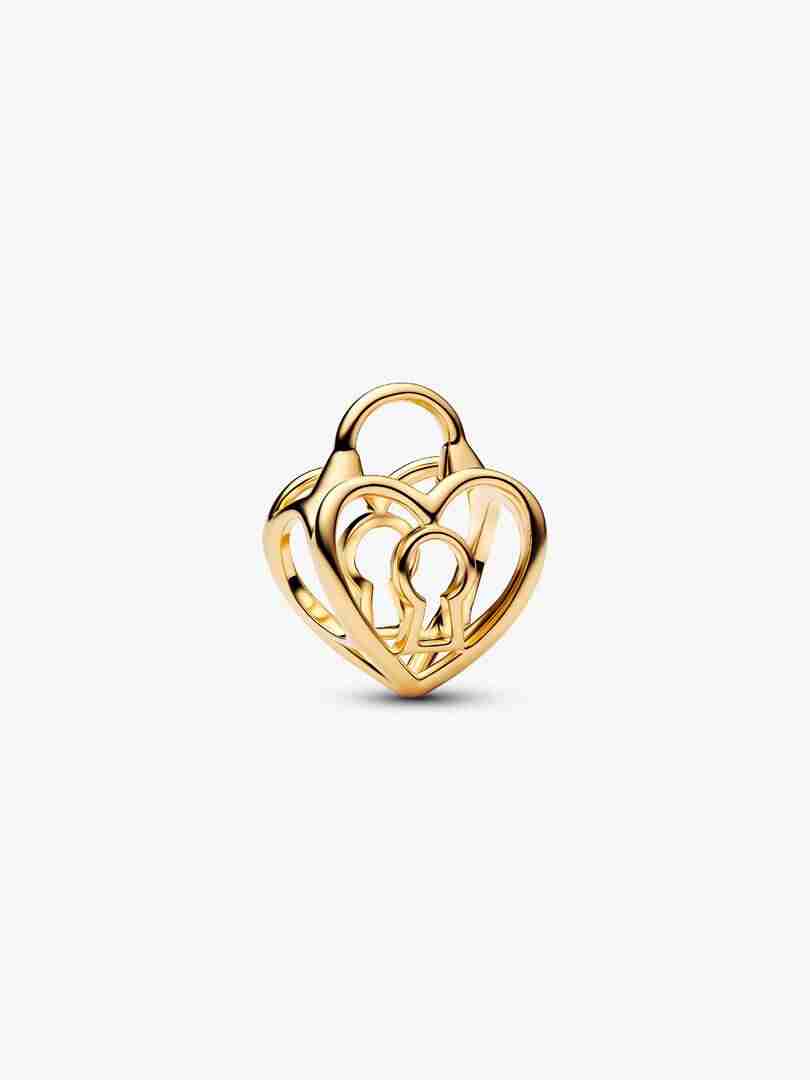 Charm Cadenas Cœur Ajouré Doré Charm Cadenas Coeur Ajoure Dore