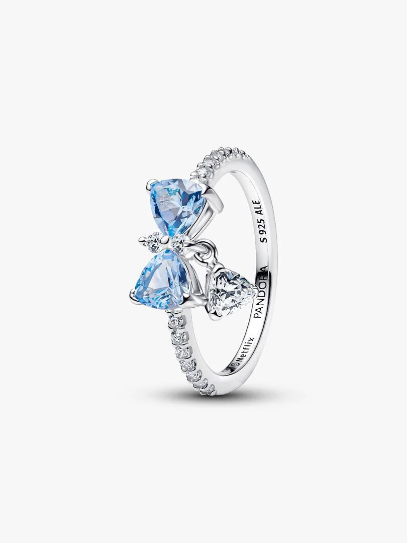 Bague Bridgerton Nœud Bleu Bague Bridgerton Noeud Bleu
