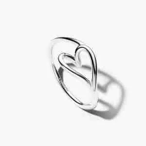 Bague Cœur Organique Petit modèle