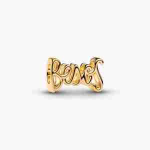 Charm Besos Manuscrit Doré
