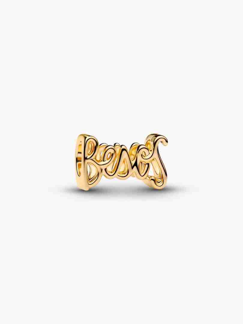 Charm Besos Manuscrit Doré Charm Besos Manuscrit Dore