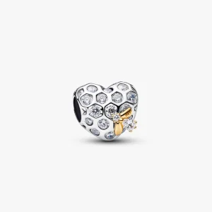 Charm Bridgerton Cœur Nid d'abeilles et Abeille